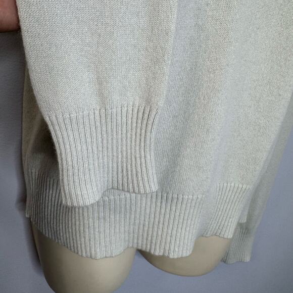 Theory Cashmere Turtleneck Sweater Pullover Lightweight Periwinkle Light Green M - Picture 5 of 9
